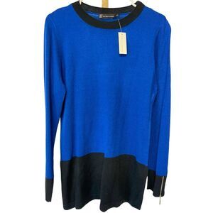 NY&CO Royal Blue Long Sleeve Shirt Size L